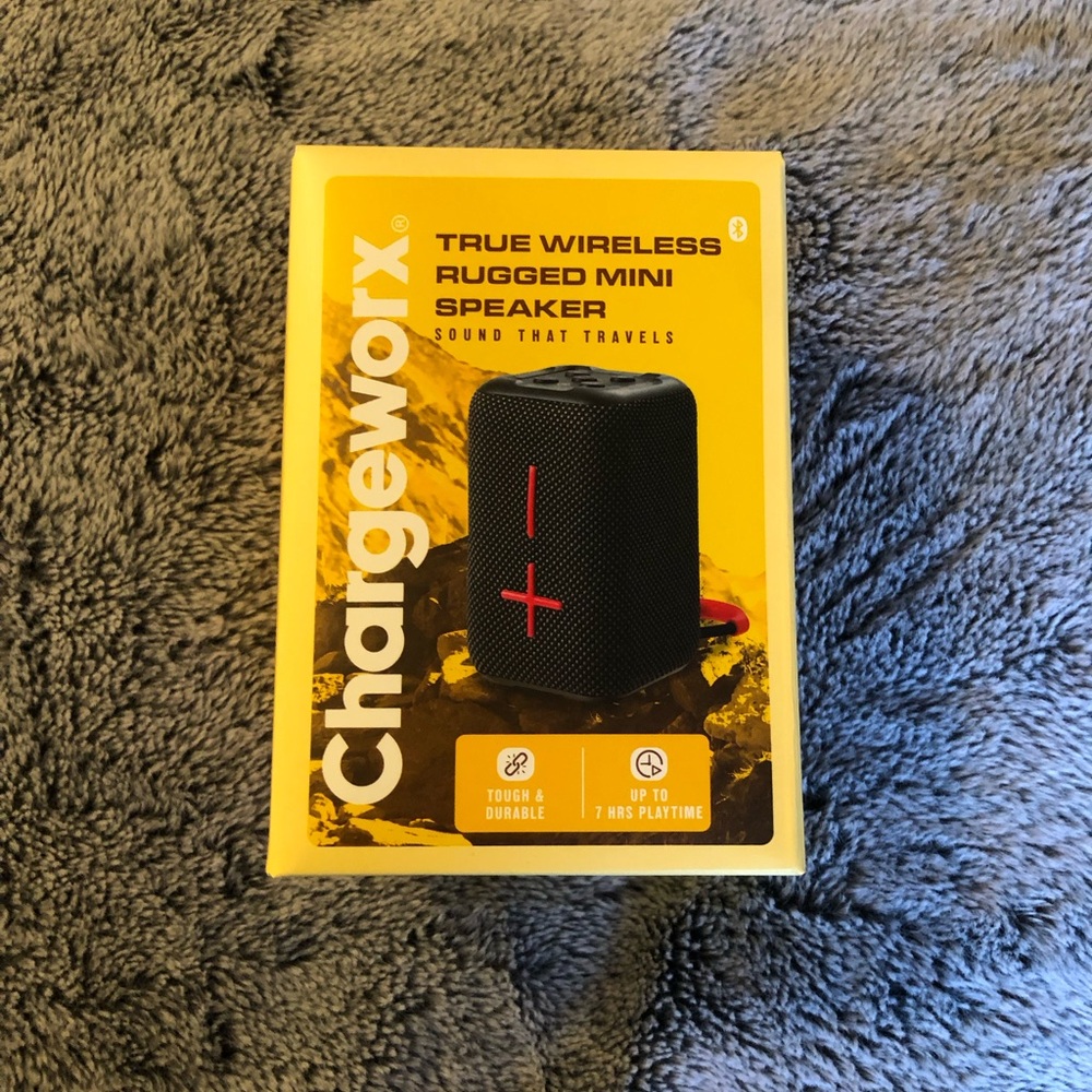 Chargeworx True Wireless Rugged Mini Speaker